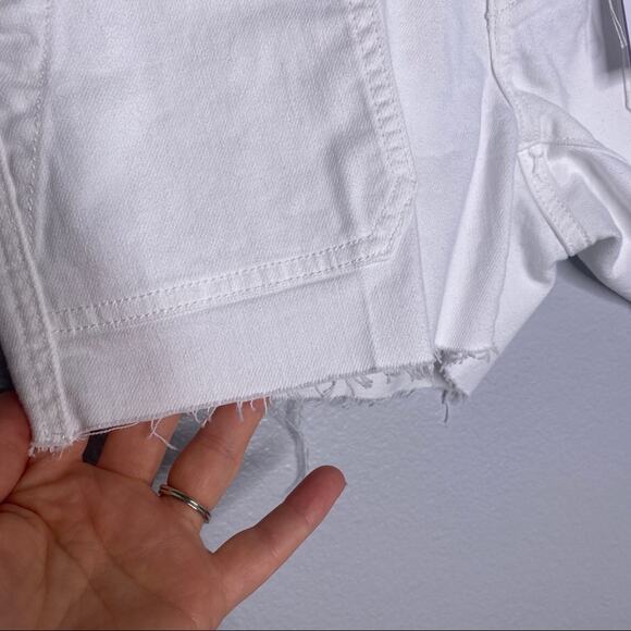 Sam Edelman Lotus Raw Edge Utility Shorts Size 2 - Picture 6 of 12